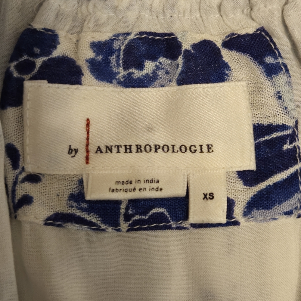 Anthropologie Clemente Off The Shoulder Floral Print Romper - Picture 5 of 7